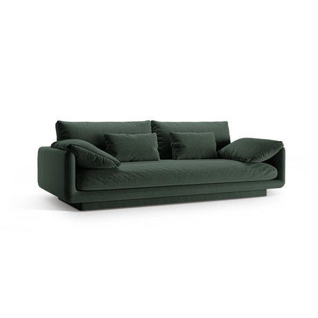 Torino 3-Sitzer Sofa aus Strukturierter Stoff (Win75) in Moss Green, 220x103 cm – Bild 3