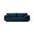 Torino 3-Sitzer Sofa aus Strukturierter Stoff (Win77) in Marineblau, 220x103 cm – Bild 1