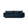 Torino 3-Sitzer Sofa aus Strukturierter Stoff (Win77) in Marineblau, 220x103 cm – Bild 1