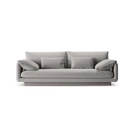 Torino 3-Sitzer Sofa aus Strukturierter Stoff (Win84) in Hellgrau, 220x103 cm – Bild 1