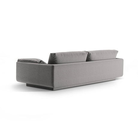 Torino 3-Sitzer Sofa aus Strukturierter Stoff (Win84) in Hellgrau, 220x103 cm – Bild 4