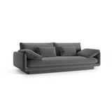 Torino 3-Sitzer Sofa aus Strukturierter Stoff (Win89) in Dunkelgrau, 220x103 cm – Bild 3