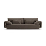 Torino 4-Sitzer Sofa aus Samt (CasEbo) in Ebony, 250x103 cm – Bild 1