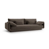Torino 4-Sitzer Sofa aus Samt (CasEbo) in Ebony, 250x103 cm – Bild 3