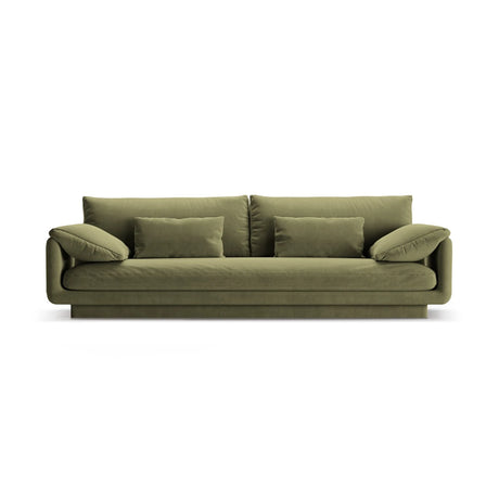 Torino 4-Sitzer Sofa aus Samt (CasFor) in Light Green, 250x103 cm – Bild 1