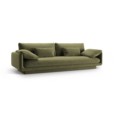 Torino 4-Sitzer Sofa aus Samt (CasFor) in Light Green, 250x103 cm – Bild 3