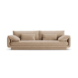 Torino 4-Sitzer Sofa aus Samt (CasLio) in Sand, 250x103 cm – Bild 1