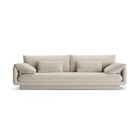Torino 4-Sitzer Sofa aus Strukturierter Stoff (Win05) in Leichtes Beige, 250x103 cm – Bild 1