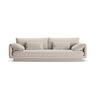 Torino 4-Sitzer Sofa aus Strukturierter Stoff (Win05) in Leichtes Beige, 250x103 cm – Bild 1