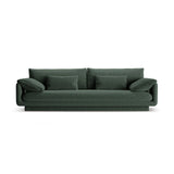 Torino 4-Sitzer Sofa aus Strukturierter Stoff (Win75) in Moss Green, 250x103 cm – Bild 1