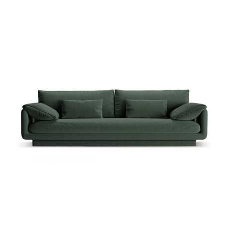 Torino 4-Sitzer Sofa aus Strukturierter Stoff (Win75) in Moss Green, 250x103 cm – Bild 1