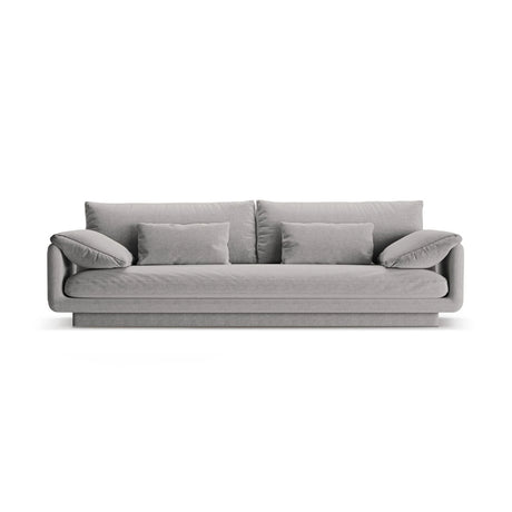 Torino 4-Sitzer Sofa aus Strukturierter Stoff (Win84) in Hellgrau, 250x103 cm – Bild 1