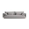 Torino 4-Sitzer Sofa aus Strukturierter Stoff (Win84) in Hellgrau, 250x103 cm – Bild 1