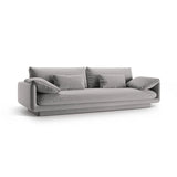 Torino 4-Sitzer Sofa aus Strukturierter Stoff (Win84) in Hellgrau, 250x103 cm – Bild 3