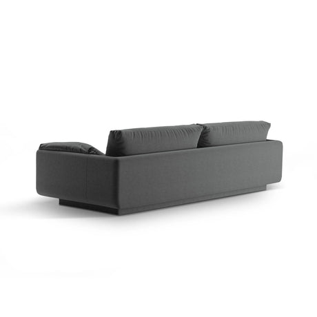 Torino 4-Sitzer Sofa aus Strukturierter Stoff (Win89) in Dunkelgrau, 250x103 cm – Bild 4