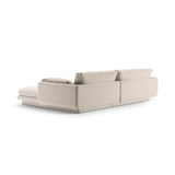 Torino Ecksofa, Linke Seite, aus Strukturierter Stoff (Win05) in Leichtes Beige, 250x170 cm – Bild 4
