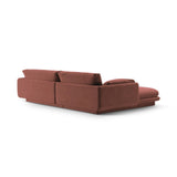 Torino Ecksofa, Rechte Seite, aus Samt (CasCuo) in Cuoio, 250x170 cm – Bild 4