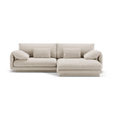 Torino Ecksofa, Rechte Seite, aus Samt oder Strukturstoff, 250x170 cm – Bild 1