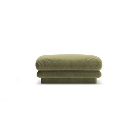 Torino Pouf aus Samt (CasFor) in Light Green, 80x80 cm – Bild 1