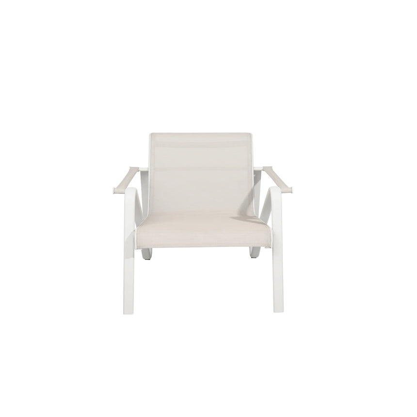 mindo 105 - Loungesessel aus Batyline-Stoff und Aluminium - ZEN ZONE Furniture