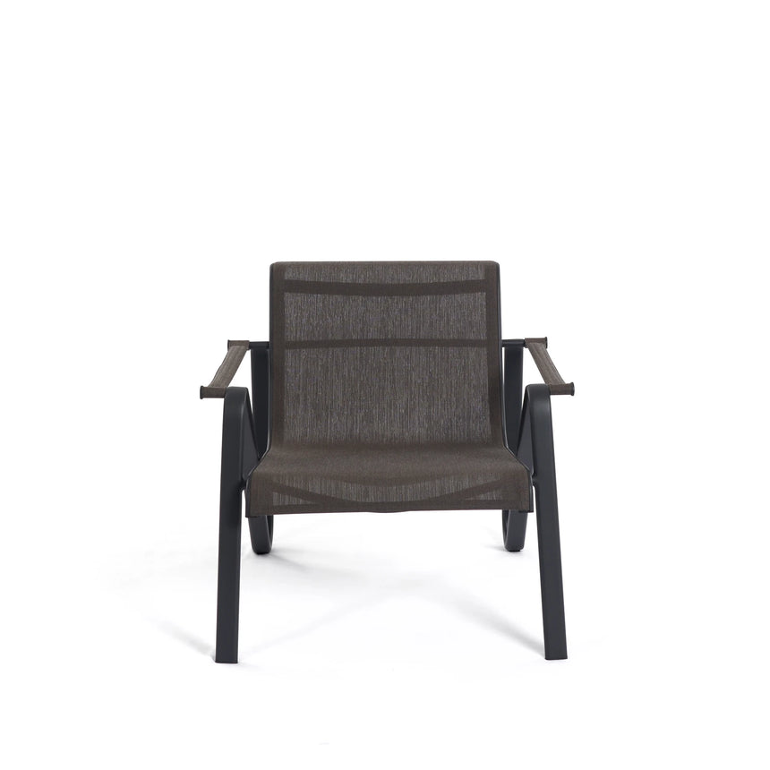 mindo 105 - Loungesessel aus Batyline-Stoff und Aluminium - ZEN ZONE Furniture