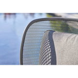 mindo 118 - High back Loungesessel aus Acrylstoff und Teak - ZEN ZONE Furniture