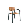 mindo 119 - Outdoor Stuhl mit Armlehnen aus Teakholz und Aluminium - ZEN ZONE Furniture