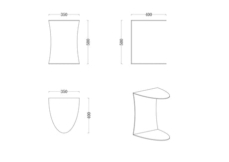 MONTU Beistelltisch - ZEN ZONE Furniture