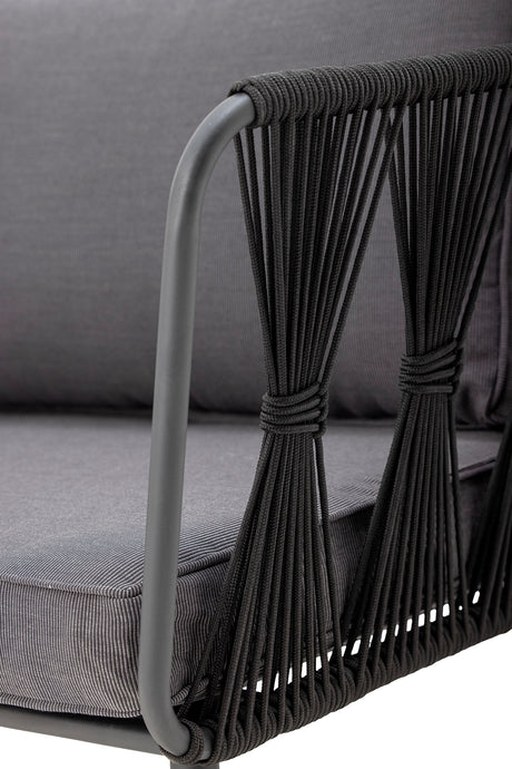 Pavone Sofa, Schwarz, Metall - ZEN ZONE Furniture