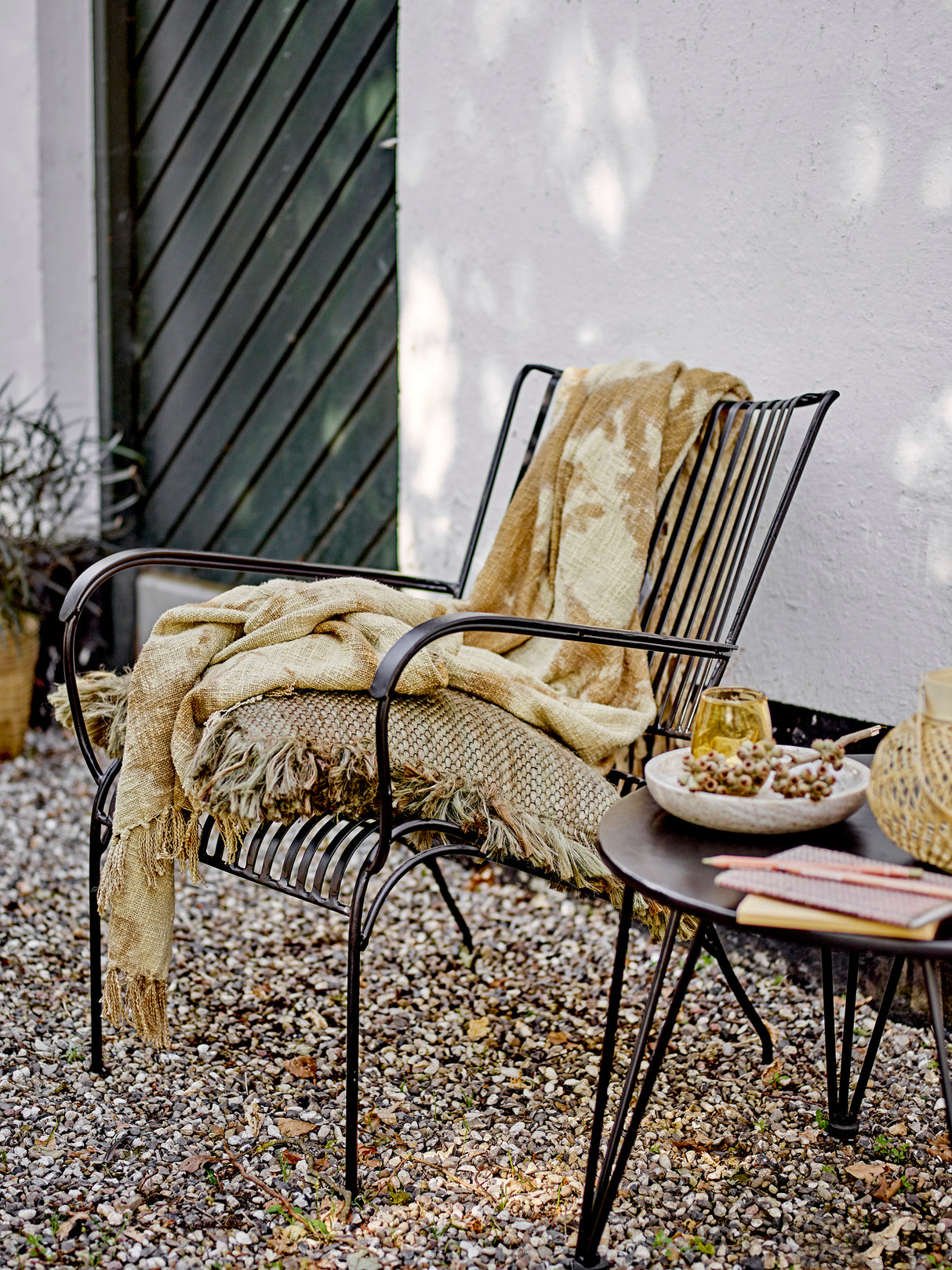 Marley Loungesessel, Schwarz, Metall - ZEN ZONE Furniture
