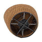 Roccas Loungesessel, Braun, Polyrattan - ZEN ZONE Furniture
