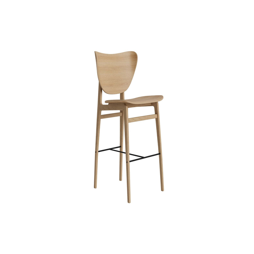 Barhocker Elephant aus Massivholz Eiche in Natural, ungepolstert, 46×52×111 cm – Bild 1