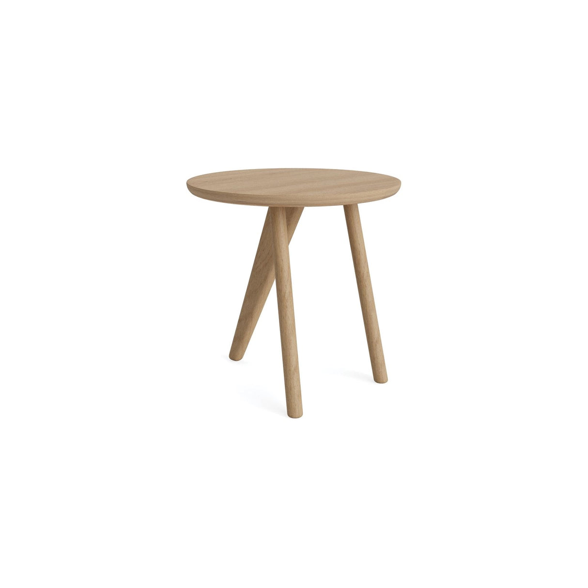 Beistelltisch Fin aus Massivholz Eiche in Natural, 40×40x40 cm – Bild 1