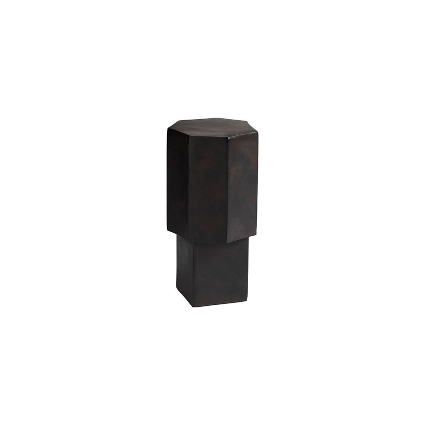 Beistelltisch Quartz aus Beton in Earth, 26×26×56 cm – Bild 1