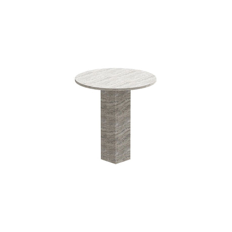 Beistelltisch SoHo aus Travertin in Natur, 80×80×74 cm – Bild 1