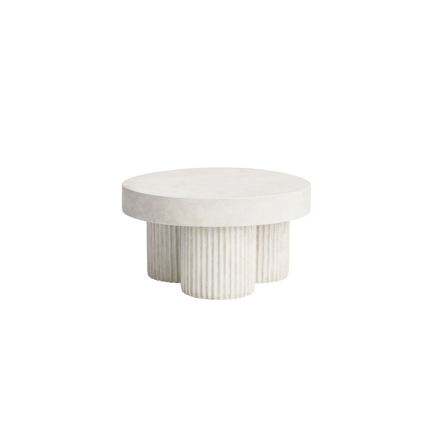 Couchtisch Gear aus Beton, rund, 70×70×38 cm – Bild 1