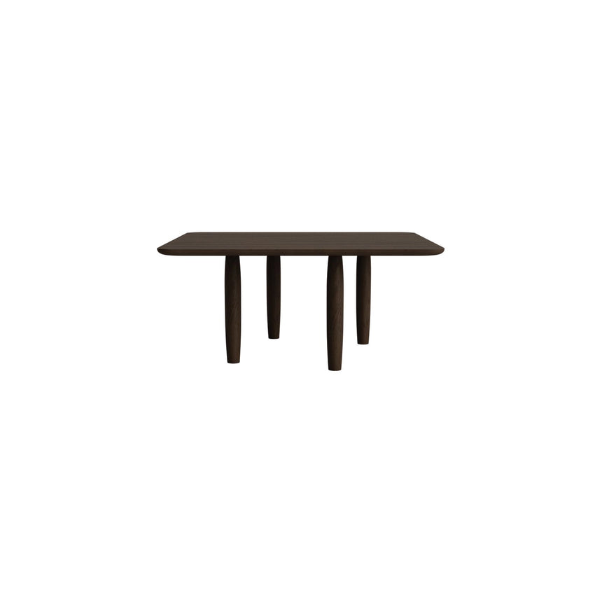 Couchtisch Oku aus Eiche in Dark Smoked, 80×80×35,5 cm – Bild 1