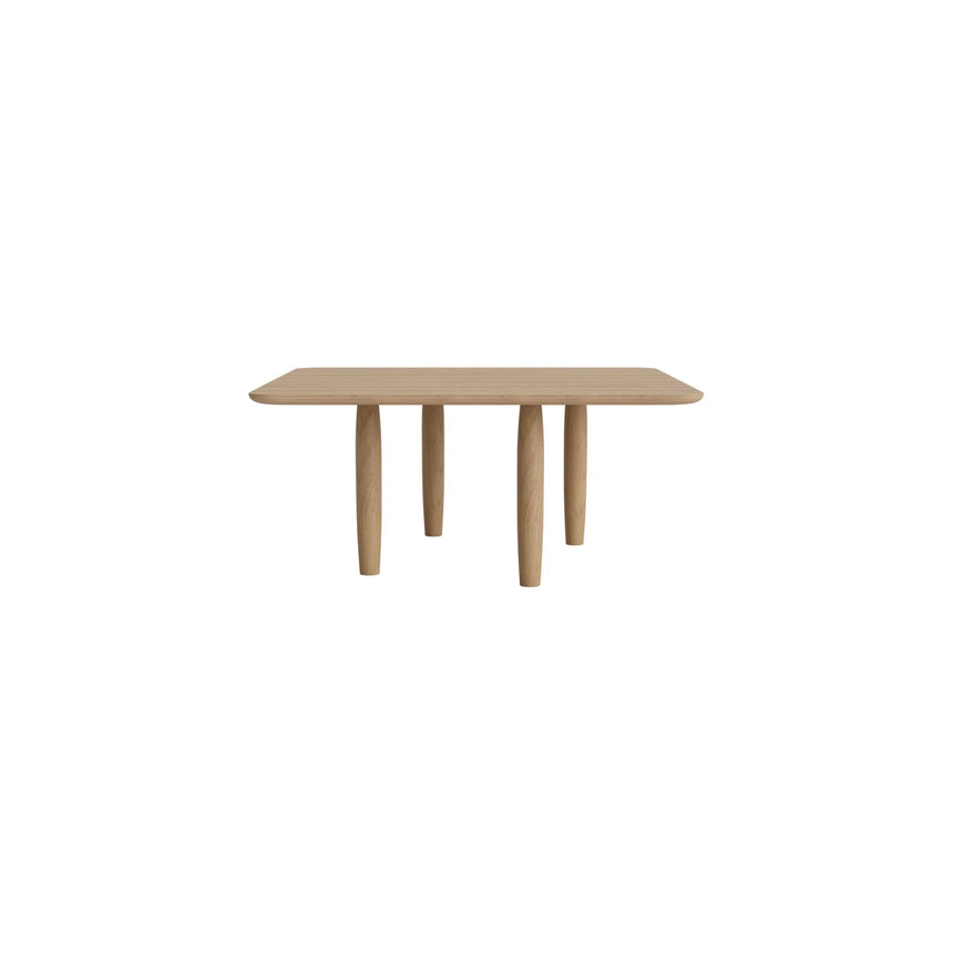Couchtisch Oku aus Eiche in Natural, 80×80×35,5 cm – Bild 1