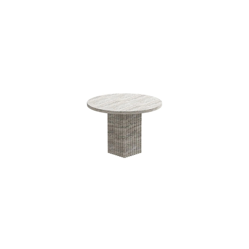 Couchtisch SoHo aus Travertin in Natur, 50×50×35 cm – Bild 1