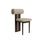 Essstuhl Hippo aus Massivholz Eiche, gepolstert, 47,5×59×79,5 cm – Bild 1