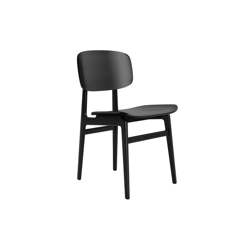Essstuhl NY11 aus Massivholz Eiche, ungepolstert, 45,5×52×78 cm – Bild 1