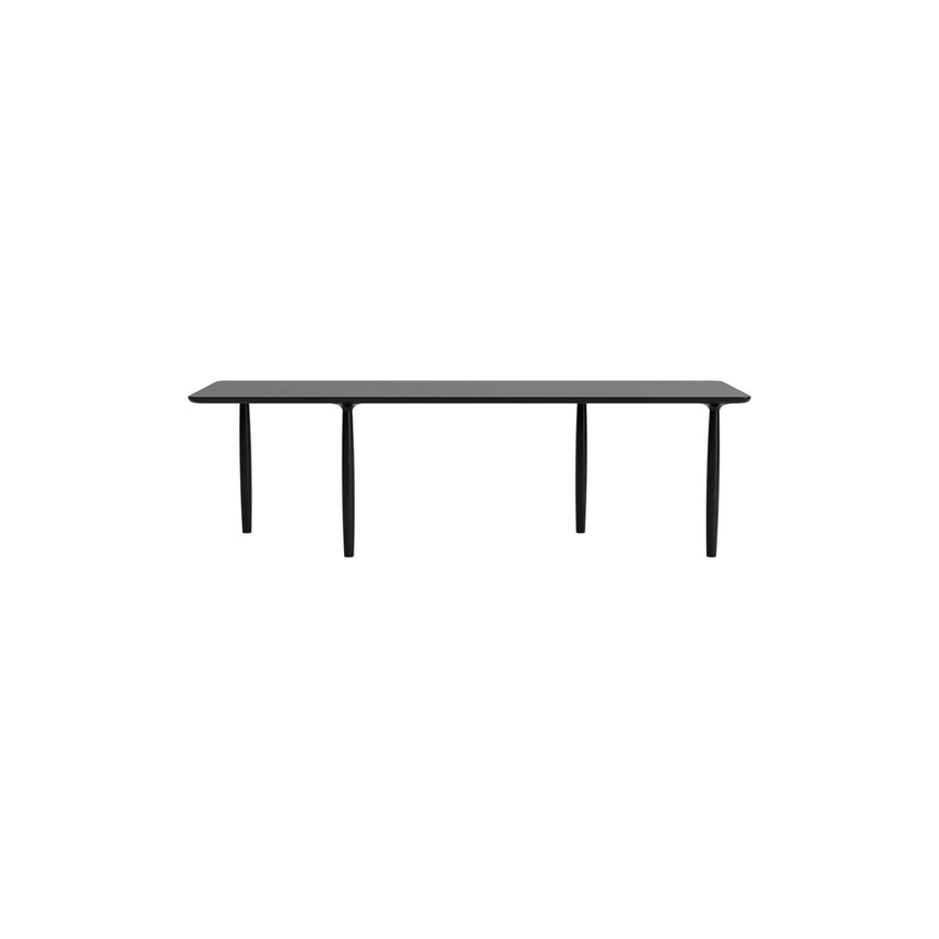 Esstisch Oku aus Eichenfurnier und Massivholz Eiche, 250×95×74 cm – Bild 1
