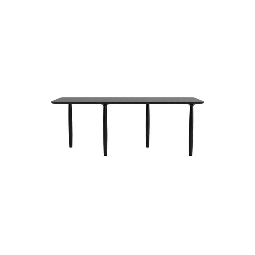 Esstisch Oku aus Massivholz Eiche und Eichenfurnier, 200x95×74 cm – Bild 1