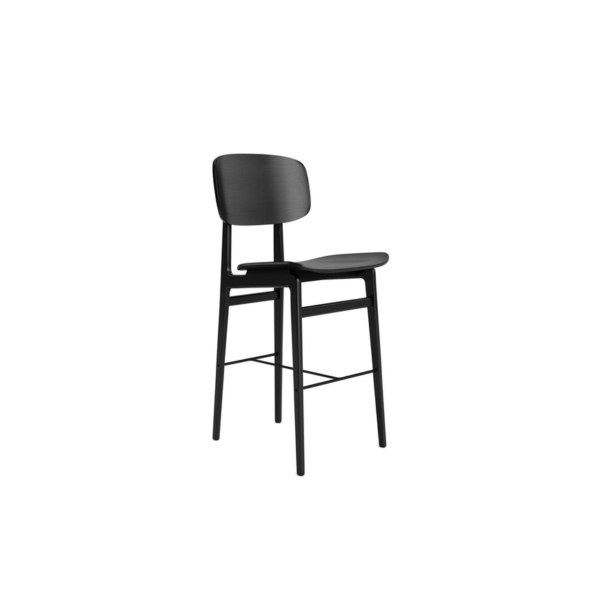 Hocker NY11 Counter aus Massivholz Eiche, ungepolstert, 45,5×52×98 cm – Bild 1