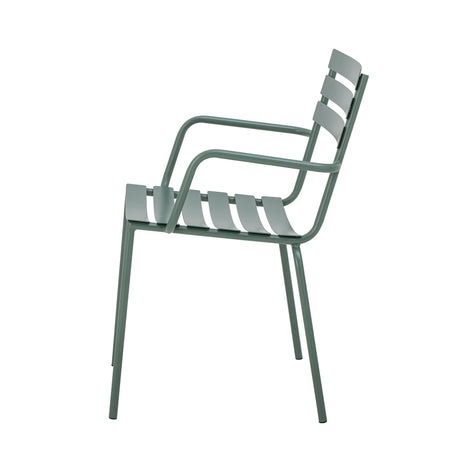 Monsi Gartenstuhl, Grün, Verzinktes Metall - ZEN ZONE Furniture