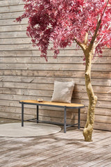 mindo 117 - Outdoor Sitzbank aus Teak und Aluminium 140 cm - ZEN ZONE Furniture
