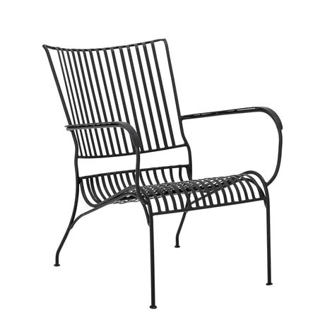 Marley Loungesessel, Schwarz, Metall - ZEN ZONE Furniture