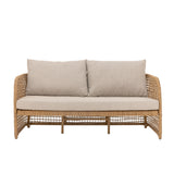 Penzano Sofa, Natur, Polyrattan - ZEN ZONE Furniture