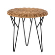 Roccas Couchtisch Klein, Braun, Polyrattan - ZEN ZONE Furniture