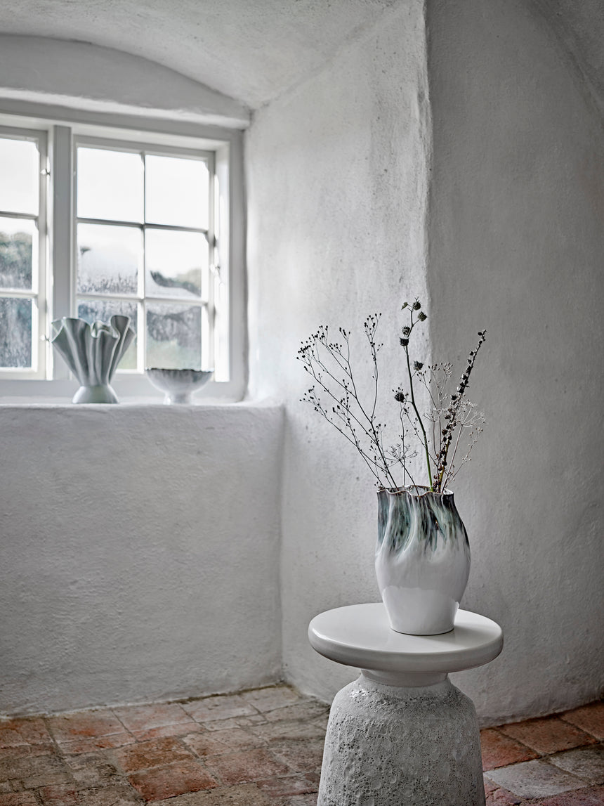 Solana Beistelltisch, Weiá, Keramik - ZEN ZONE Furniture
